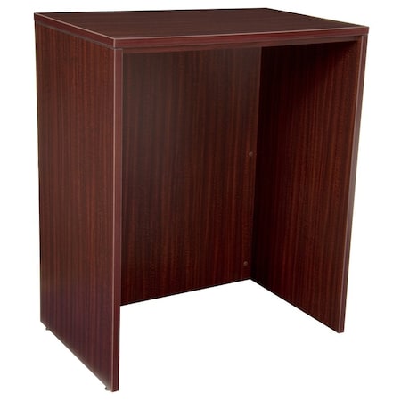 Regency Standing Desk Legacy Stand Up Desk, Mahogany, 23" D X 42" H, 36" W X Melamine Laminate, Mahogany LSSD4136MH